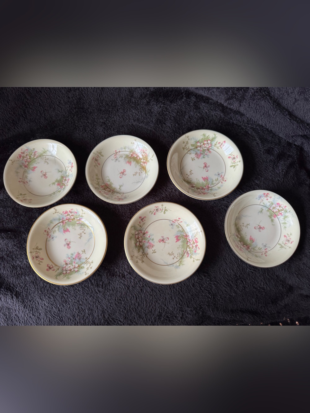 Theodore Haviland New York Apple Blossom 5” Fruit Bowls 6